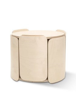 FITWOOD Stolik "UOMA" w kolorze beżowym - wys. 42,8 x Ø 57,6 cm ze sklepu Limango Polska w kategorii Meble dziecięce - zdjęcie 189295769