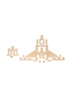 FITWOOD Klocki "HUVILA" w kolorze beżowym - 3+ ze sklepu Limango Polska w kategorii Zabawki - zdjęcie 189295836