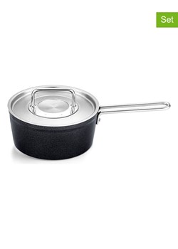 Fissler 2-częściowy zestaw "Adamant®" w kolorze czarnym - Ø 18 cm ze sklepu Limango Polska w kategorii Garnki - zdjęcie 189298048