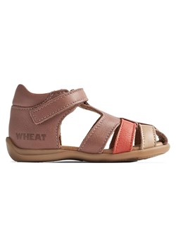 Wheat Skórzane półsandały w kolorze jasnoróżowym ze sklepu Limango Polska w kategorii Sandały dziecięce - zdjęcie 189298569