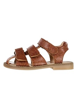 Wheat Skórzane półsandały w kolorze brązowym ze sklepu Limango Polska w kategorii Sandały dziecięce - zdjęcie 189298707