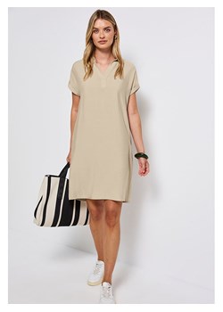Street One Sukienka w kolorze beżowym ze sklepu Limango Polska w kategorii Sukienki - zdjęcie 189298797