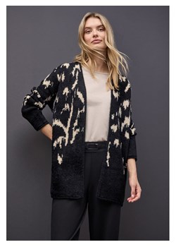 Street One Kardigan w kolorze czarno-kremowym ze sklepu Limango Polska w kategorii Swetry damskie - zdjęcie 189299037