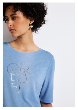 Street One Koszulka w kolorze błękitnym ze sklepu Limango Polska w kategorii Bluzki damskie - zdjęcie 189299479