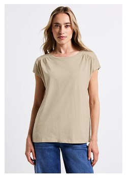 Street One Koszulka w kolorze beżowym ze sklepu Limango Polska w kategorii Bluzki damskie - zdjęcie 189299518