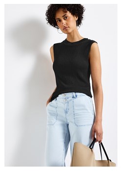Street One Top w kolorze czarnym ze sklepu Limango Polska w kategorii Bluzki damskie - zdjęcie 189299566