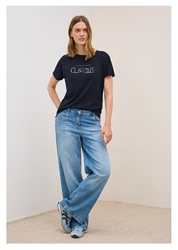 Cecil Koszulka w kolorze granatowym ze sklepu Limango Polska w kategorii Bluzki damskie - zdjęcie 189299658