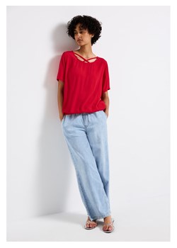 Street One Koszulka w kolorze czerwonym ze sklepu Limango Polska w kategorii Bluzki damskie - zdjęcie 189300098