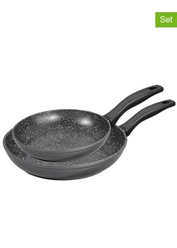 Stoneline Patelnie (2 szt.) w kolorze szarym ze sklepu Limango Polska w kategorii Garnki - zdjęcie 189301005