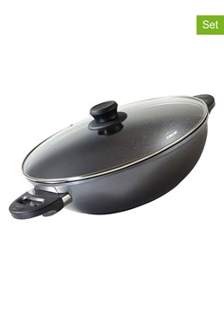 Stoneline 2-częściowy zestaw w kolorze szarym - Ø 32 cm ze sklepu Limango Polska w kategorii Garnki - zdjęcie 189301085
