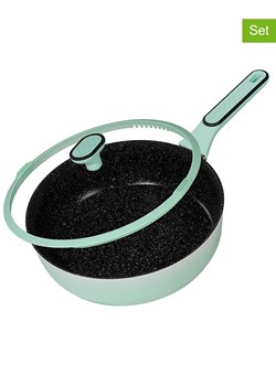 Stoneline 2-częściowy zestaw w kolorze zielonym - Ø 28 cm ze sklepu Limango Polska w kategorii Garnki - zdjęcie 189301286