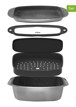 Stoneline 5-częściowy zestaw w kolorze szarym ze sklepu Limango Polska w kategorii Garnki - zdjęcie 189301496