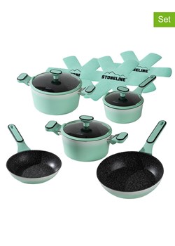 Stoneline 11-częściowy zestaw w kolorze miętowym ze sklepu Limango Polska w kategorii Garnki - zdjęcie 189301538
