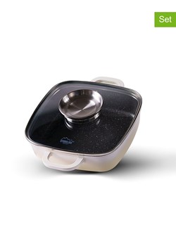 Stoneline 2-cześciowy zestaw do serwowania - 20 x 20 cm ze sklepu Limango Polska w kategorii Garnki - zdjęcie 189301557