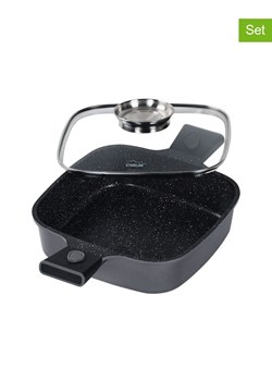 Stoneline 2-częściowy zestaw "Smart" w kolorze szarym - 24 x 24 cm ze sklepu Limango Polska w kategorii Garnki - zdjęcie 189301567