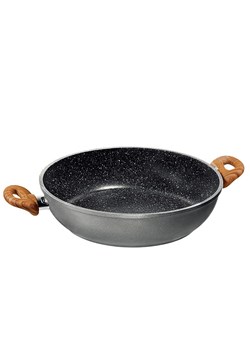 Stoneline Patelnia "Back to Nature" w kolorze szarym do serwowania - Ø 24 cm ze sklepu Limango Polska w kategorii Garnki - zdjęcie 189301636