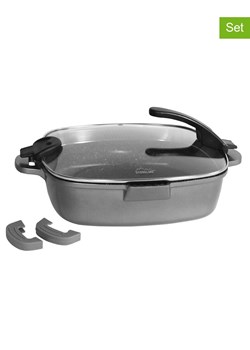 Stoneline 2-częściowy zestaw "Future" w kolorze szarym - 28 x 28 cm ze sklepu Limango Polska w kategorii Akcesoria kuchenne - zdjęcie 189301728