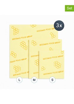 Stoneline Ściereczki (3 szt.) "Natural Line®" w kolorze żółtym z wosku pszczelego ze sklepu Limango Polska w kategorii Akcesoria kuchenne - zdjęcie 189301949