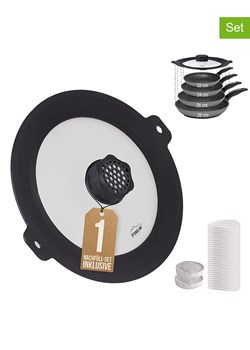 Stoneline 3-częściowy zestaw w kolorze czarnym - Ø 28 cm ze sklepu Limango Polska w kategorii Garnki - zdjęcie 189302127