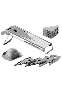 Stoneline Krajalnica w kolorze srebrnym do owoców i warzyw - 42 x 13 cm ze sklepu Limango Polska w kategorii Akcesoria kuchenne - zdjęcie 189302248