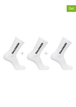 SALOMON Skarpety funkcyjne (3 pary) "Everyday Crew" w kolorze białym ze sklepu Limango Polska w kategorii Skarpetki męskie - zdjęcie 189302657