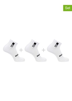 SALOMON Skarpety funkcyjne (3 pary) "Everyday Ankle" w kolorze białym ze sklepu Limango Polska w kategorii Skarpetki męskie - zdjęcie 189302658