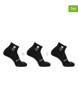 SALOMON Skarpety funkcyjne (3 pary) "Everyday Ankle" w kolorze czarnym ze sklepu Limango Polska w kategorii Skarpetki męskie - zdjęcie 189302659