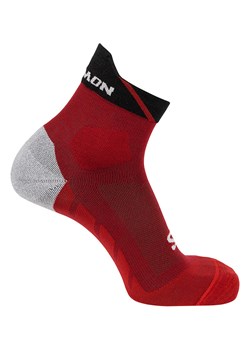SALOMON Skarpety funkcyjne "Speedcross Ankle" w kolorze czerwonym ze sklepu Limango Polska w kategorii Skarpetki męskie - zdjęcie 189302669