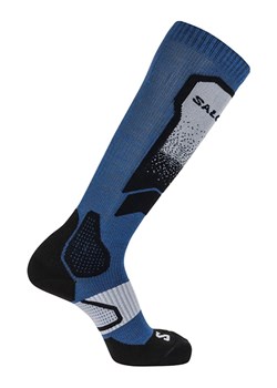 SALOMON Skarpety narciarskie "S/S/MAX" w kolorze niebiesko-czarnym ze sklepu Limango Polska w kategorii Skarpetki męskie - zdjęcie 189302677