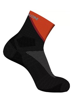 SALOMON Skarpety "Pulse Ankle" w kolorze czarno-czerwonym do biegania ze sklepu Limango Polska w kategorii Skarpetki męskie - zdjęcie 189302695