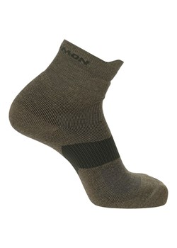 SALOMON Skarpety funkcyjne "Ultra quarter" w kolorze khaki ze sklepu Limango Polska w kategorii Skarpetki męskie - zdjęcie 189302718