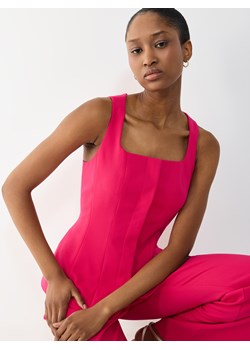 Mohito - Różowa kamizelka na szerokich ramiączkach - fuksjowy ze sklepu Mohito w kategorii Bluzki damskie - zdjęcie 189303475