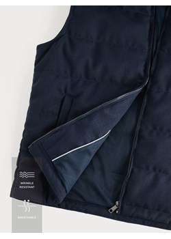 Reserved - Pikowana kamizelka ze stójką - granatowy ze sklepu Reserved w kategorii Kamizelki męskie - zdjęcie 189304396