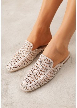 Beżowe Klapki Mule z Ażurową Cholewką Szydełkową Civeza ze sklepu born2be.pl w kategorii Klapki damskie - zdjęcie 189304726