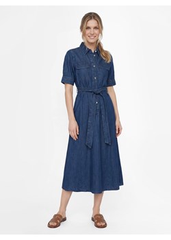 More & More Dżinsowa sukienka damska Kobiety Bawełna (100%) medium stone jednolity ze sklepu vangraaf w kategorii Sukienki - zdjęcie 189305569