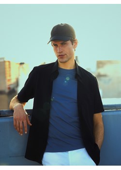 Reserved - Koszula regular z krótkim rękawem - czarny ze sklepu Reserved w kategorii Koszule męskie - zdjęcie 189305756