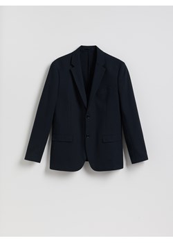 Reserved - Marynarka regular fit - granatowy ze sklepu Reserved w kategorii Marynarki męskie - zdjęcie 189305999