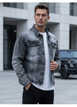 Kurtka męska jeansowa czarna Dstreet TX4689 ze sklepu DSTREET.PL w kategorii Kurtki męskie - zdjęcie 189306059