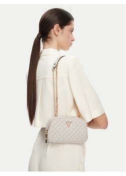 Torebka Guess HWEQG9 54174 Écru ze sklepu eobuwie.pl w kategorii Kopertówki - zdjęcie 189306108
