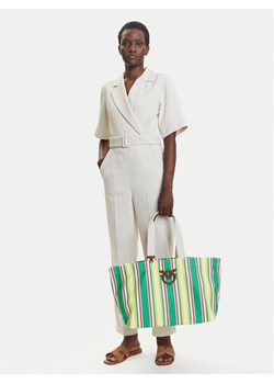 Torebka PINKO Shopping Bag Extra PE 25 PLTT 104754 A2G5 Zielony ze sklepu eobuwie.pl w kategorii Torby Shopper bag - zdjęcie 189306116