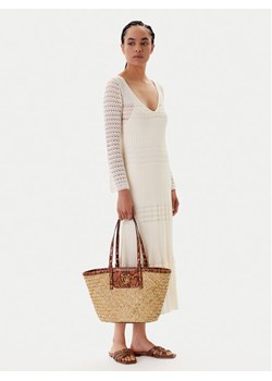 Torebka PINKO Love Summer Basket PE 25 PLTT 103324 A2GO Beżowy ze sklepu eobuwie.pl w kategorii Torby letnie - zdjęcie 189306118