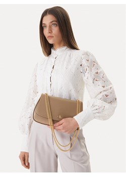 Torebka Calvin Klein Ck Convertible Chain Medium Bag LV04F3171G Beżowy ze sklepu eobuwie.pl w kategorii Kopertówki - zdjęcie 189306128