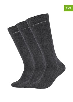 camano Podkolanówki (3 pary) w kolorze antracytowym ze sklepu Limango Polska w kategorii Skarpetki męskie - zdjęcie 189306437