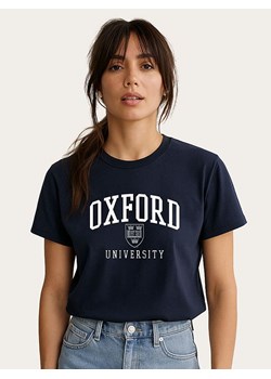 WOOOP Koszulka "Oxford University" w kolorze granatowym ze sklepu Limango Polska w kategorii Bluzki damskie - zdjęcie 189306766