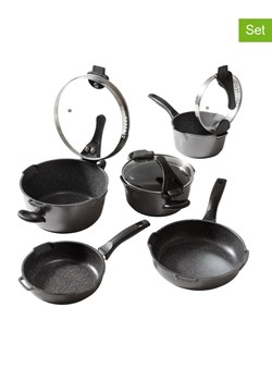 Stoneline 8-częściowy zestaw "Future" w kolorze szarym ze sklepu Limango Polska w kategorii Garnki - zdjęcie 189306988