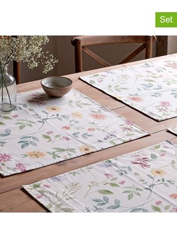 Mint Rugs Podkładki stołowe (2 szt.) w kolorze biało-żółto-zielonym - 50 x 40 cm ze sklepu Limango Polska w kategorii Podkładki na stół - zdjęcie 189306997