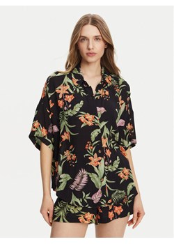 Roxy Koszula Beach Nostalgia ERJWT03680 Czarny Relaxed Fit ze sklepu MODIVO w kategorii Koszule damskie - zdjęcie 189307105
