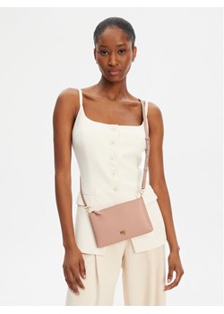 PINKO Torebka Flat Horizontal Mini PE 25 PCPL 104277 A0F1 Różowy ze sklepu MODIVO w kategorii Listonoszki - zdjęcie 189307107