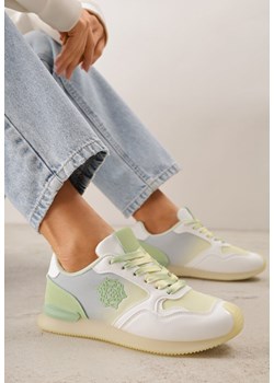 Żółte Przeszywane Sneakersy w Klasycznym Stylu Zeosa ze sklepu renee.pl w kategorii Buty sportowe damskie - zdjęcie 189308798