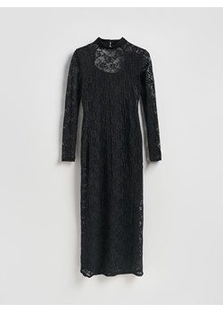 Reserved - Koronkowa sukienka maxi - czarny ze sklepu Reserved w kategorii Sukienki - zdjęcie 189309636
